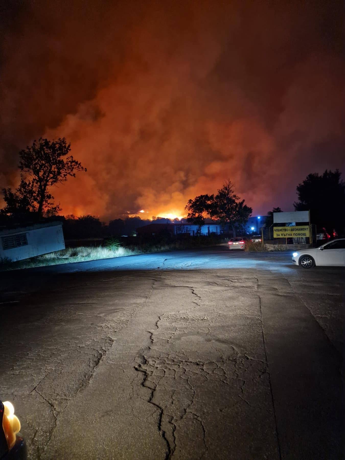 Пожарът в Асеновград